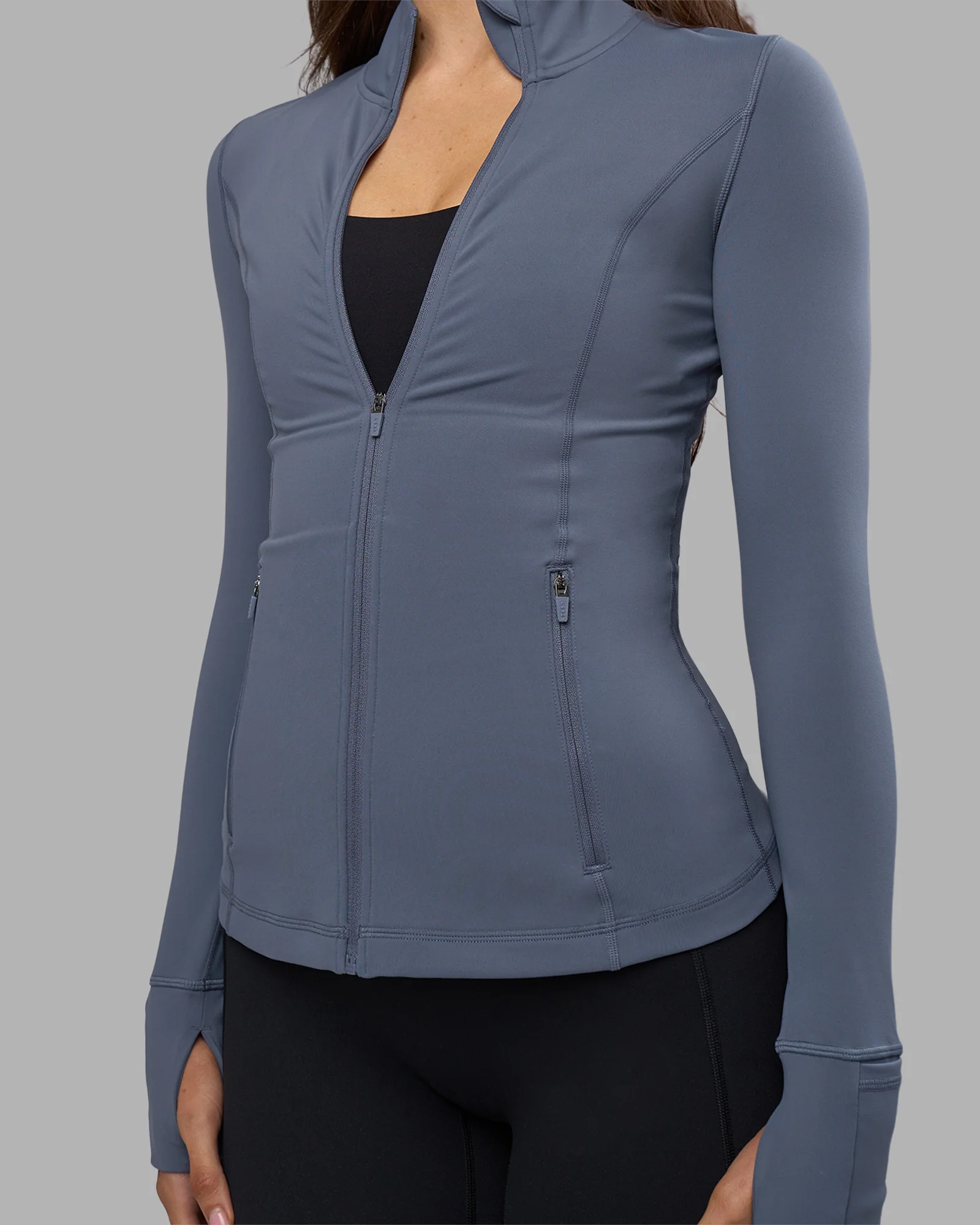 Stride Zip Through Jacket - Night Shadow - Image 9