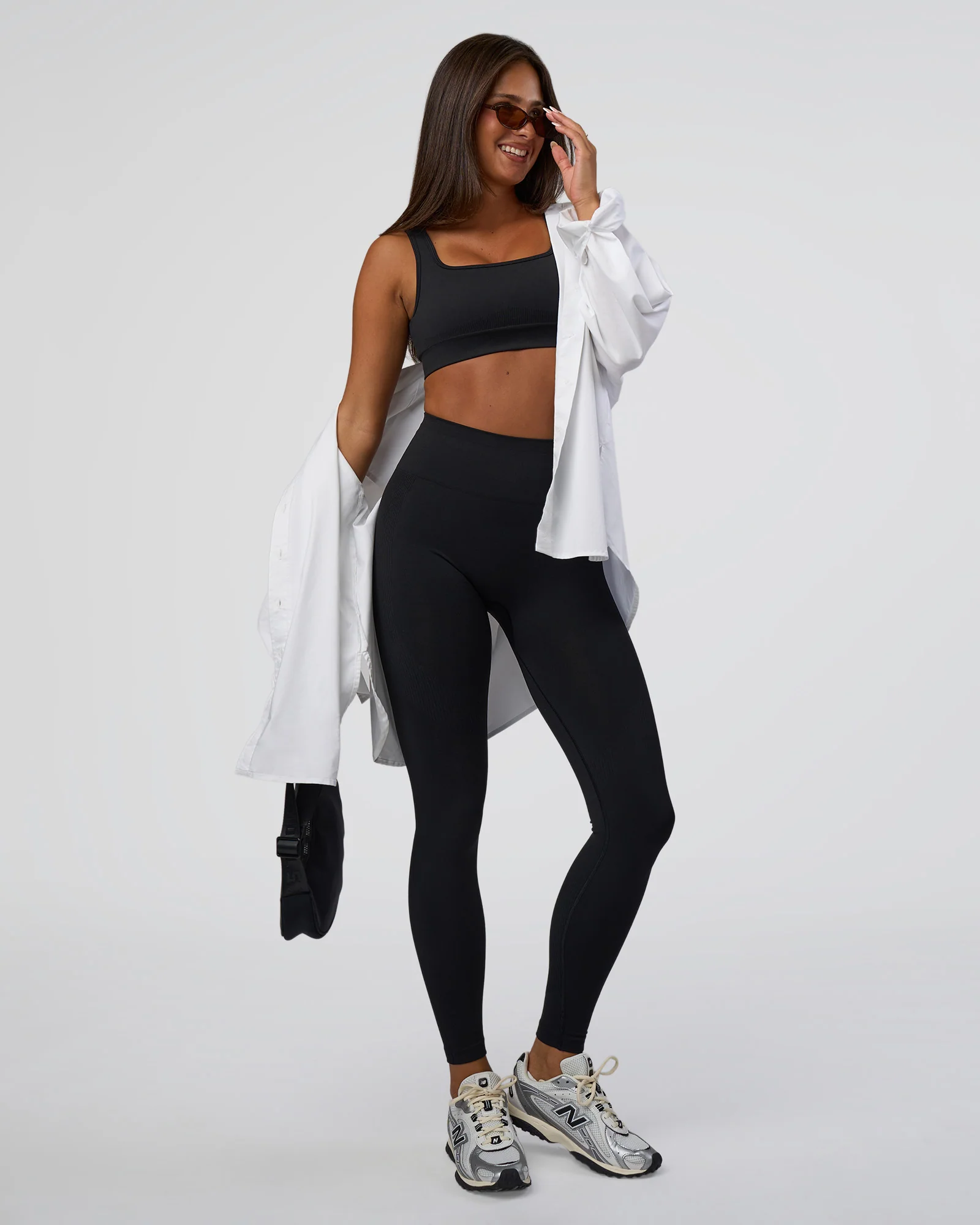 Surge Seamless High-Rise Full Length Legging - Black - Image 6