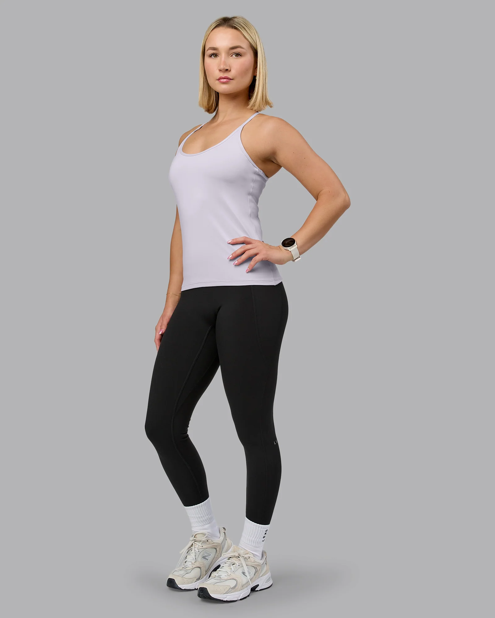 Transition CloudFLX Shelf Bra Tank - Soft Grey - Image 4