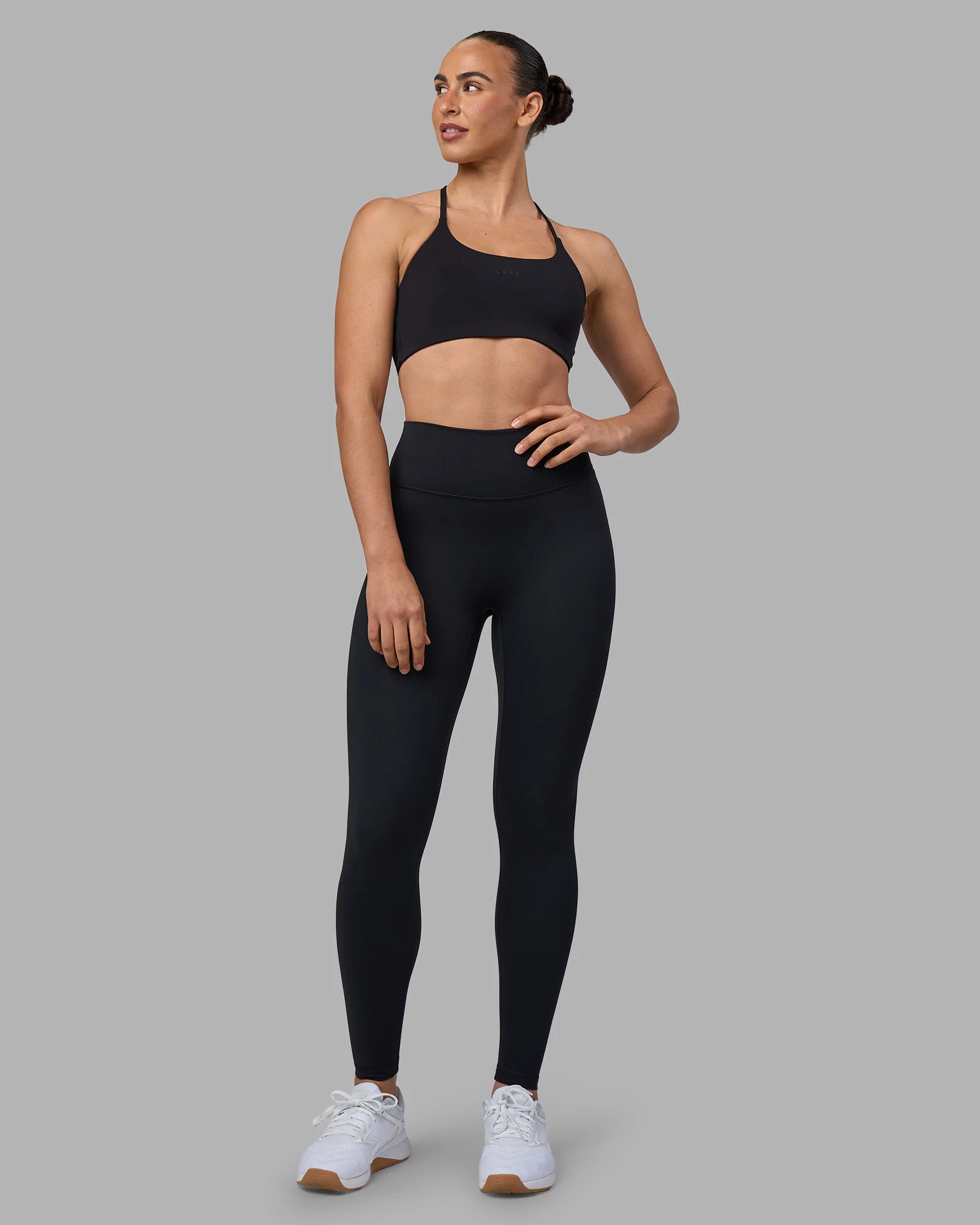 Twist Sports Bra - Black - Image 5
