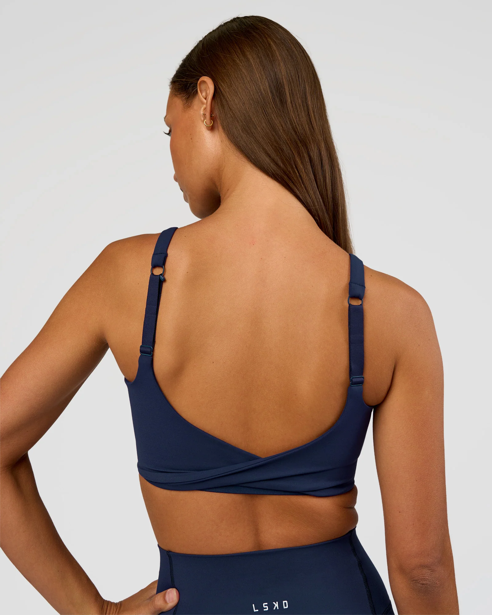 Twist Sports Bra D/DD/E - Future Navy - Image 5