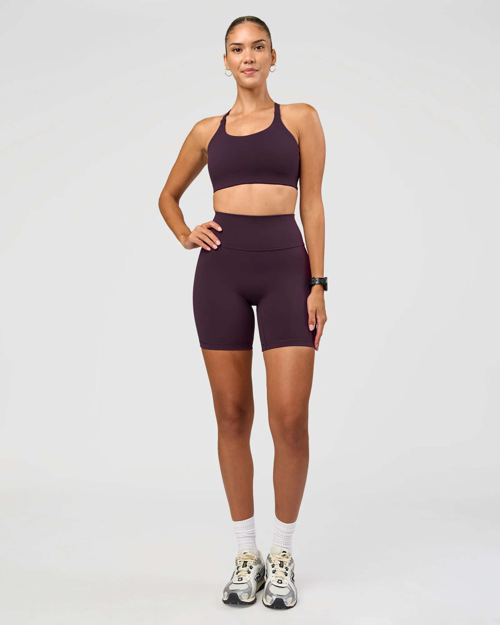Twist Sports Bra D/DD/E - Midnight Plum - Image 4