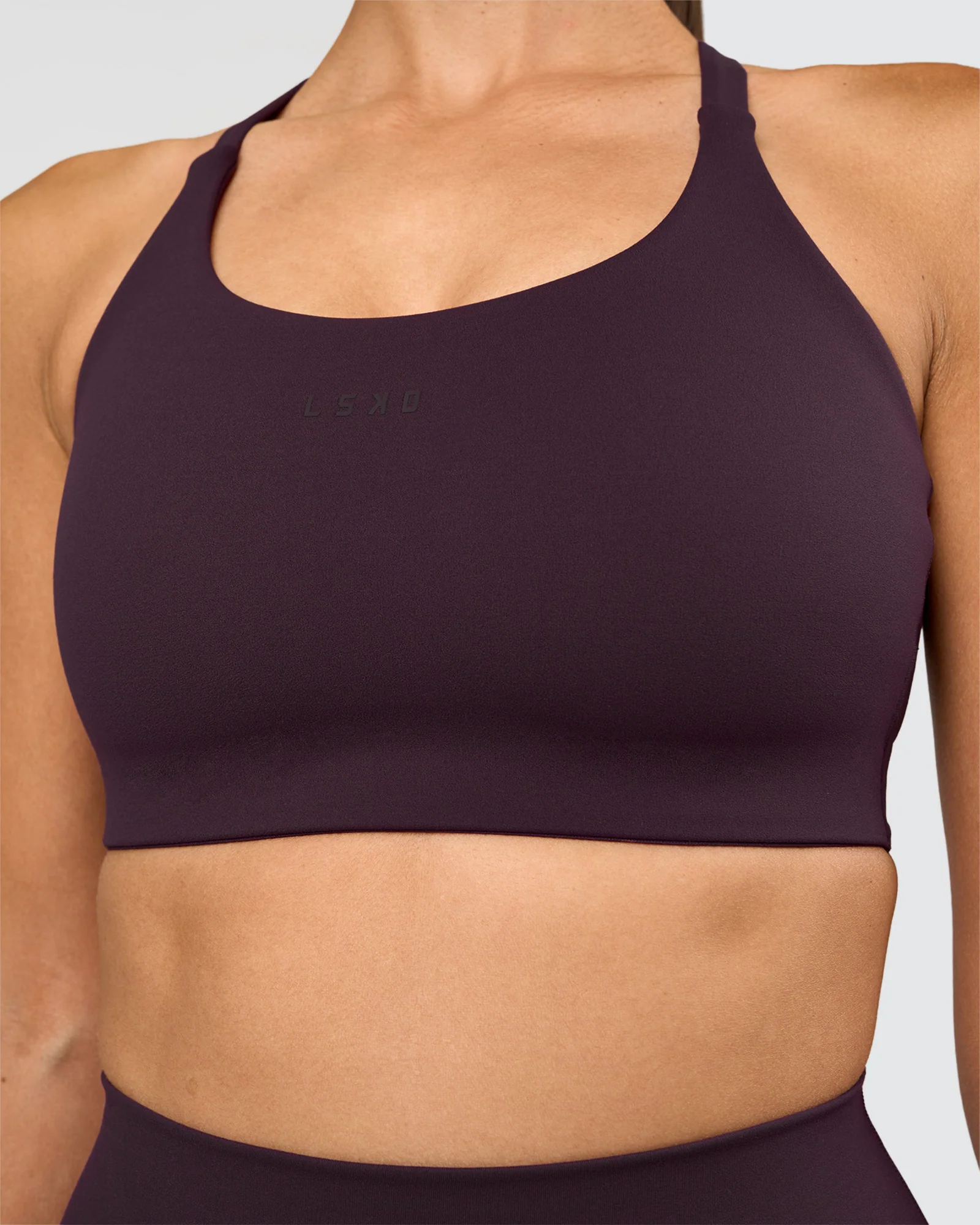 Twist Sports Bra D/DD/E - Midnight Plum - Image 7