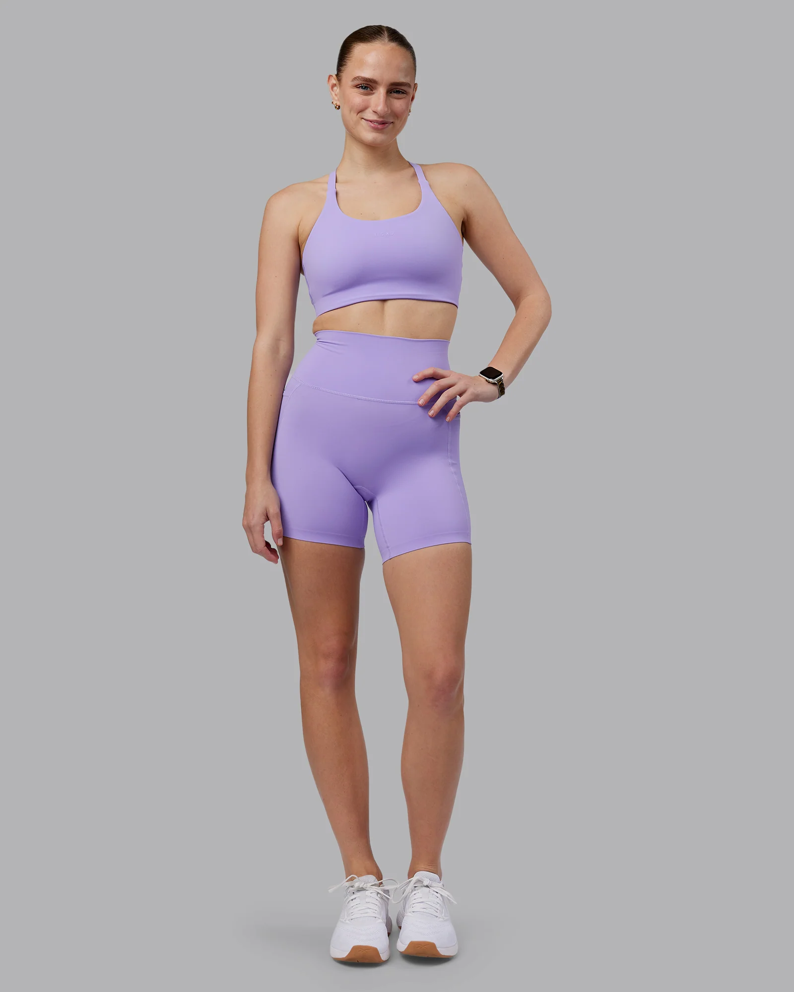 Twist Sports Bra D/DD/E - Violet Ray - Image 7