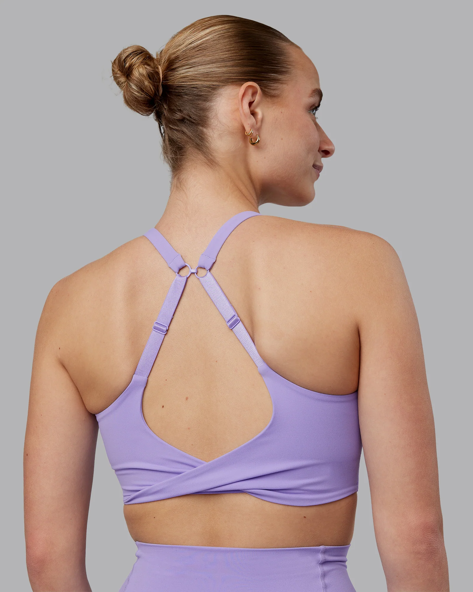Twist Sports Bra D/DD/E - Violet Ray - Image 8