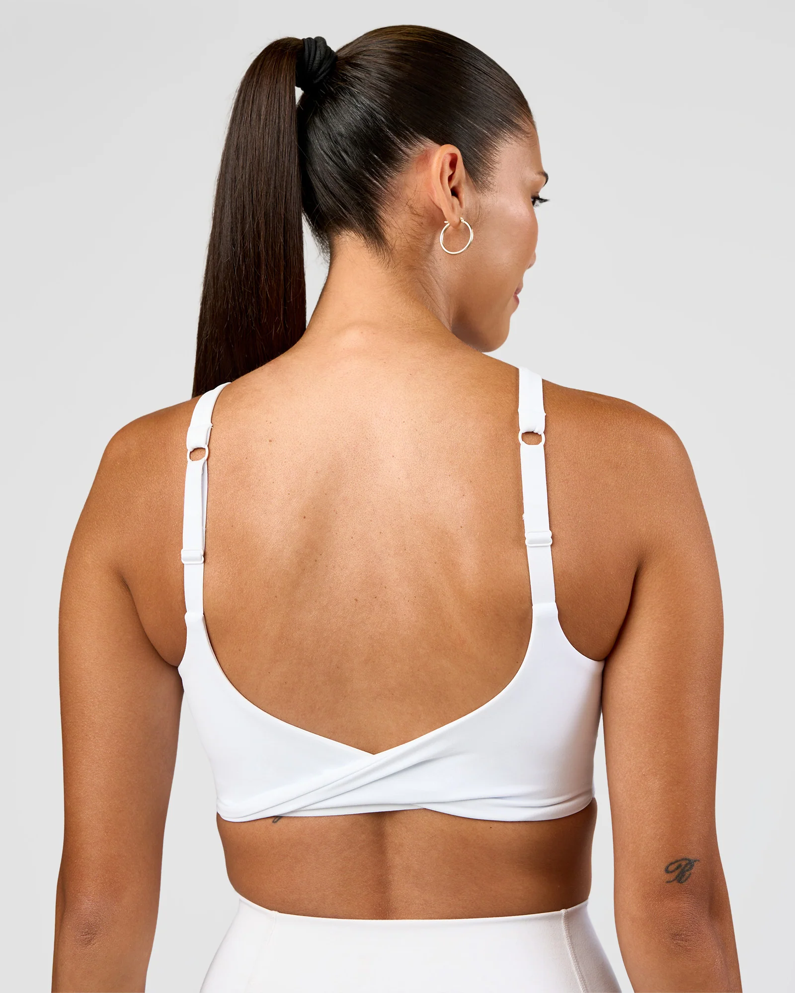 Twist Sports Bra D/DD/E - White - Image 3