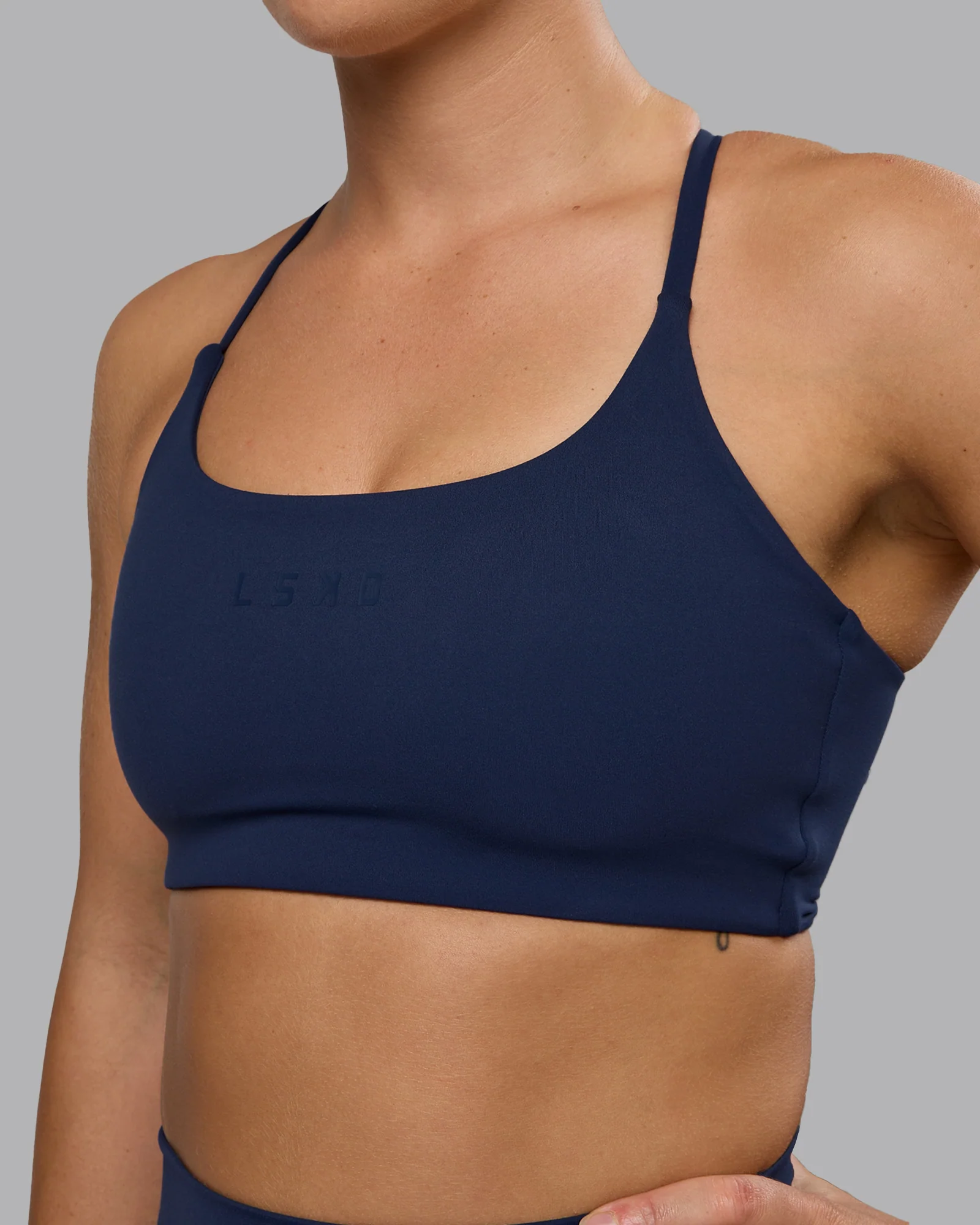 Twist Sports Bra - Future Navy - Image 5
