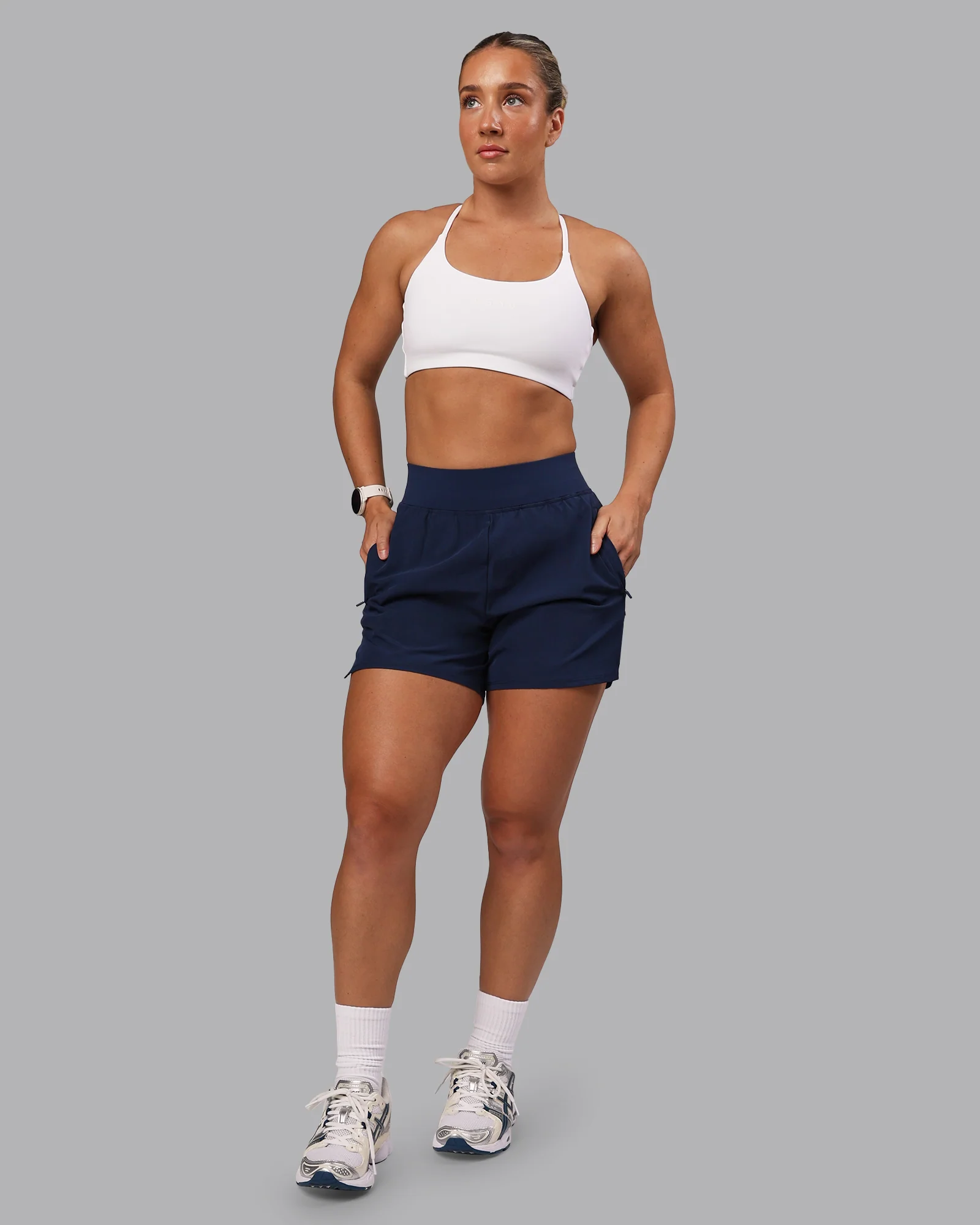 Twist Sports Bra - White - Image 4
