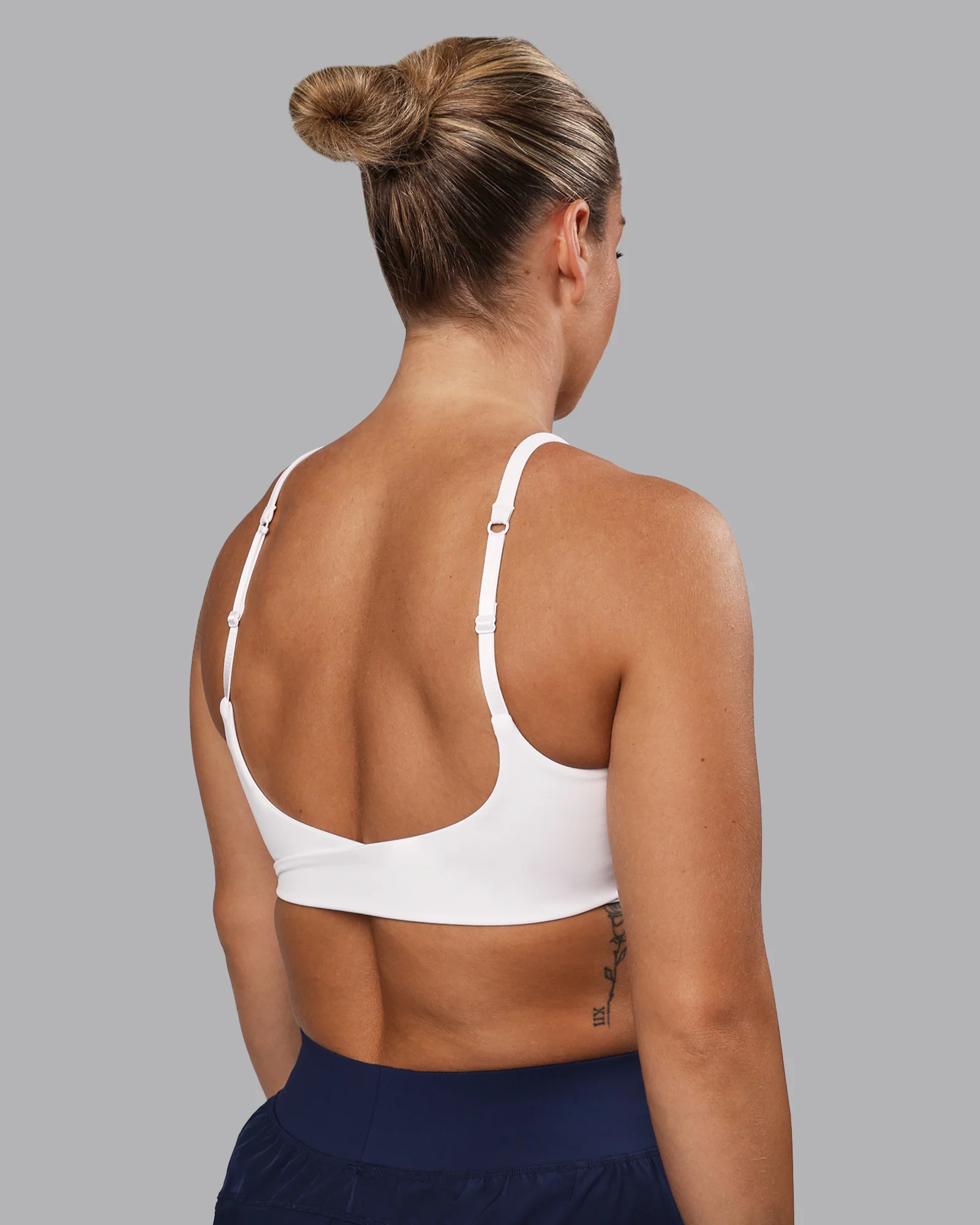 Twist Sports Bra - White - Image 5