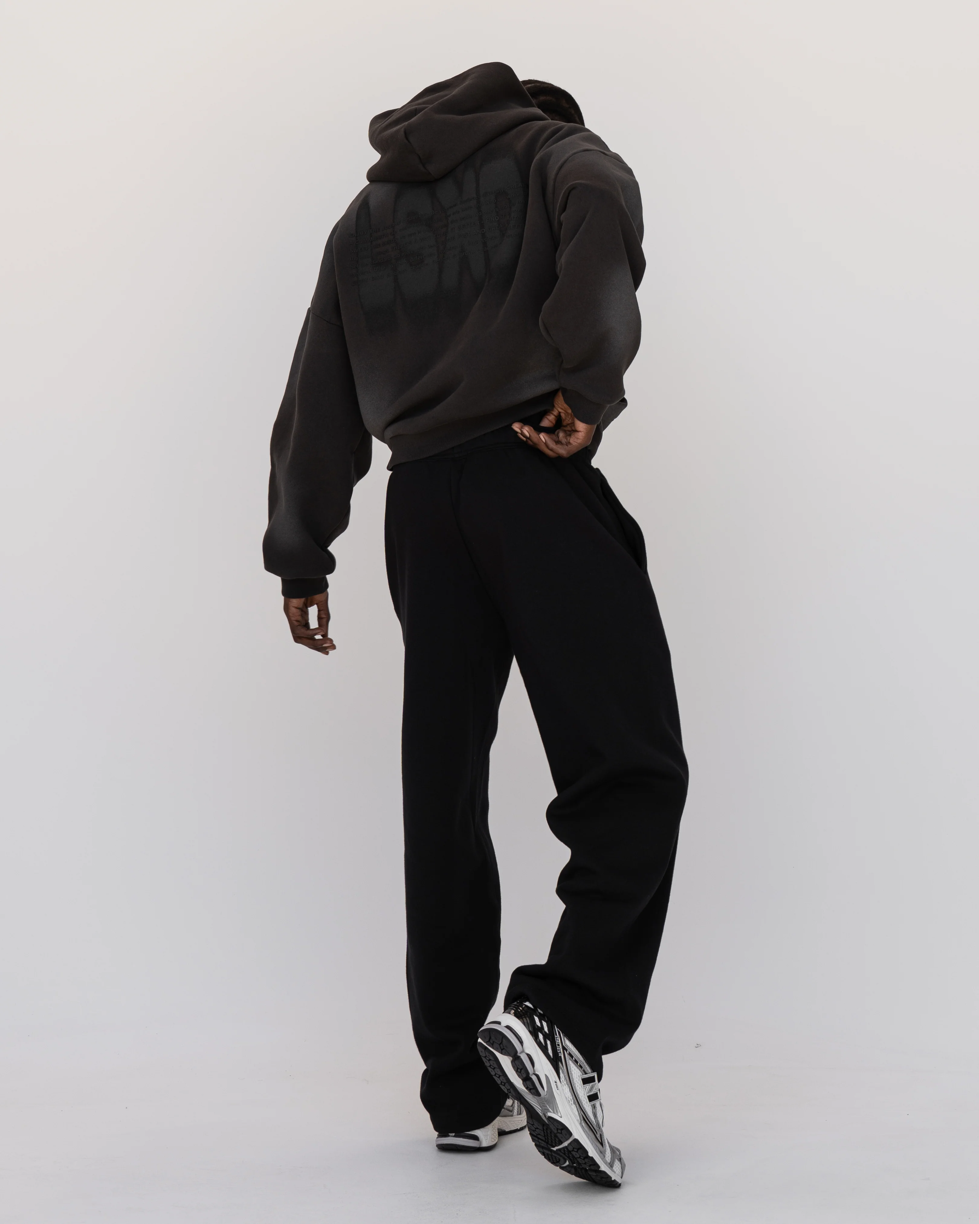 Memory In Motion Ultra Heavyweight Washed Hoodie - Charcoal Washed - Image 16