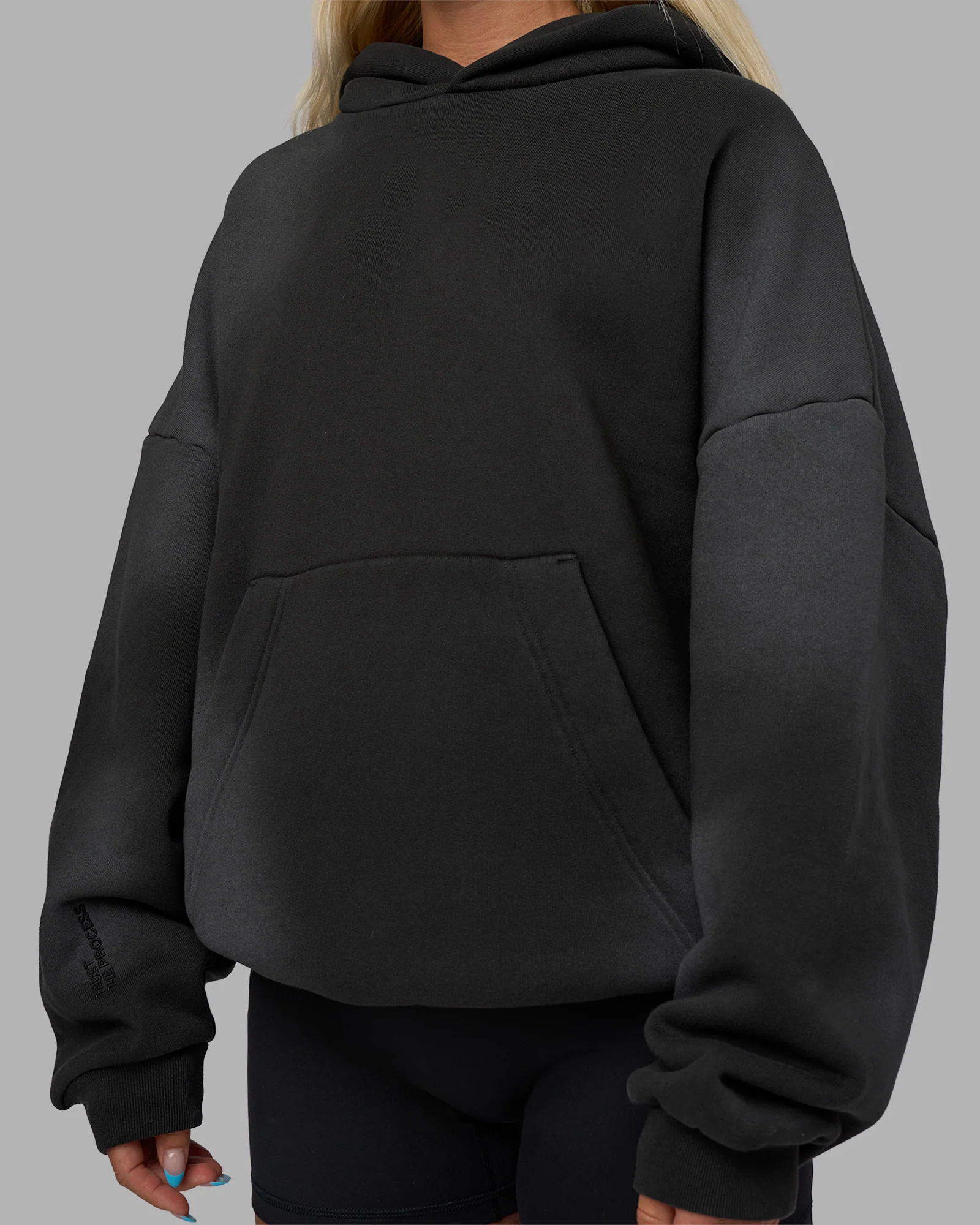 Memory In Motion Ultra Heavyweight Washed Hoodie - Charcoal Washed - Image 19
