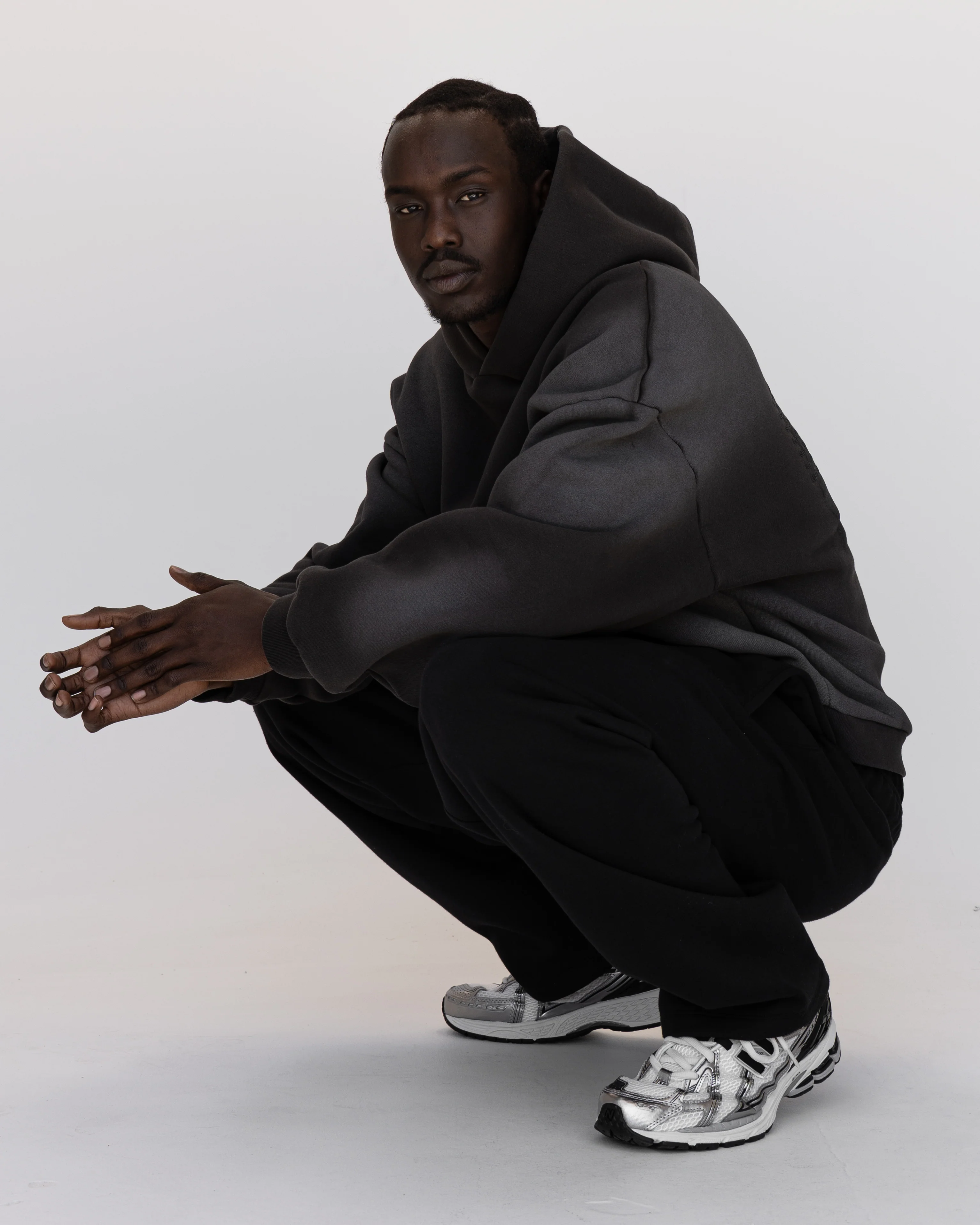 Memory In Motion Ultra Heavyweight Washed Hoodie - Charcoal Washed - Image 8