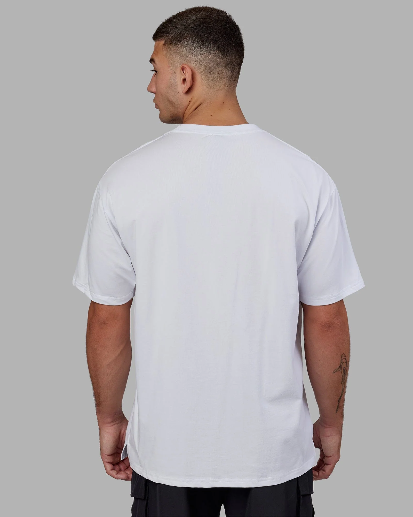 1% Better FLXCotton Tee Oversize - White - Image 4