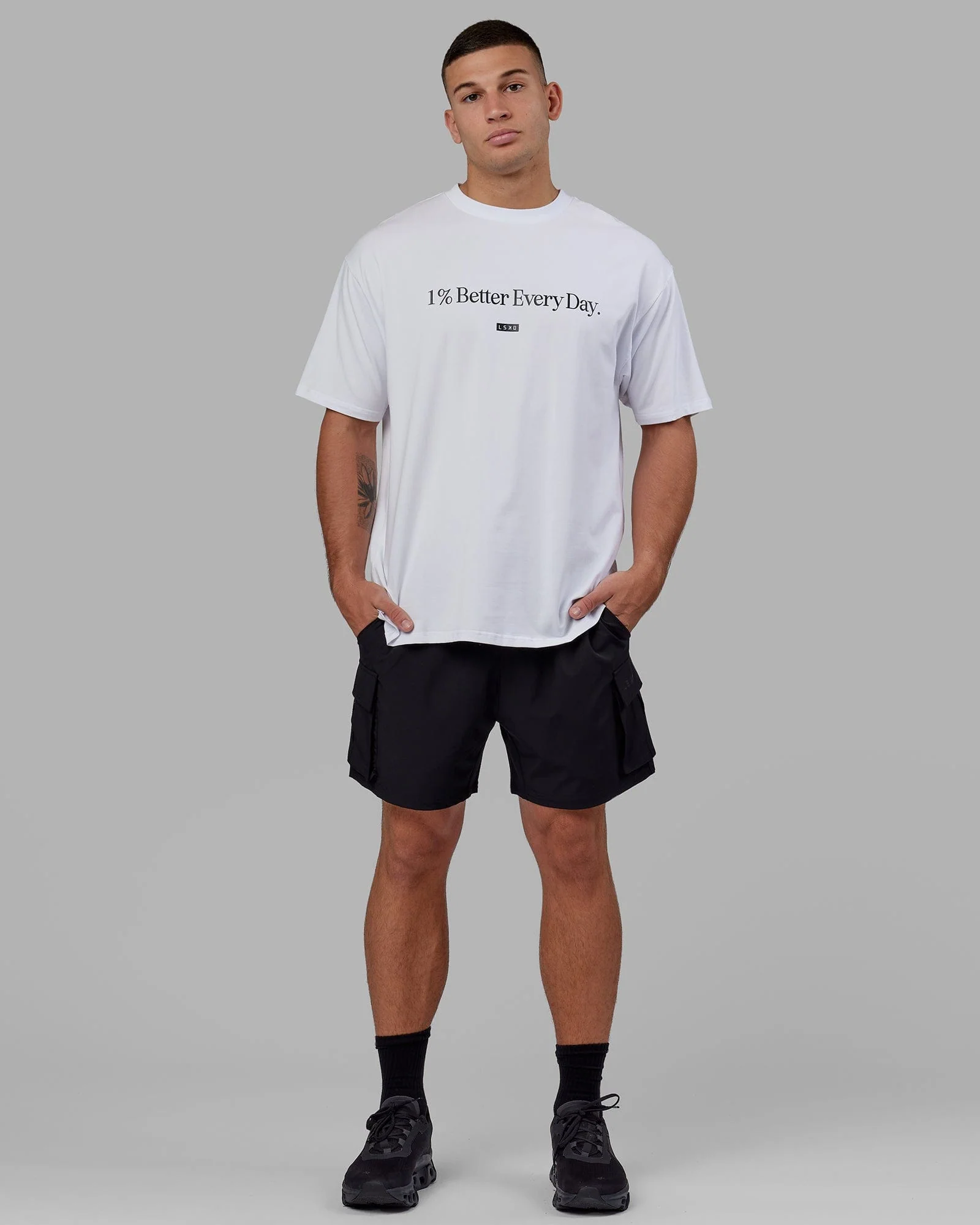 1% Better FLXCotton Tee Oversize - White - Image 8