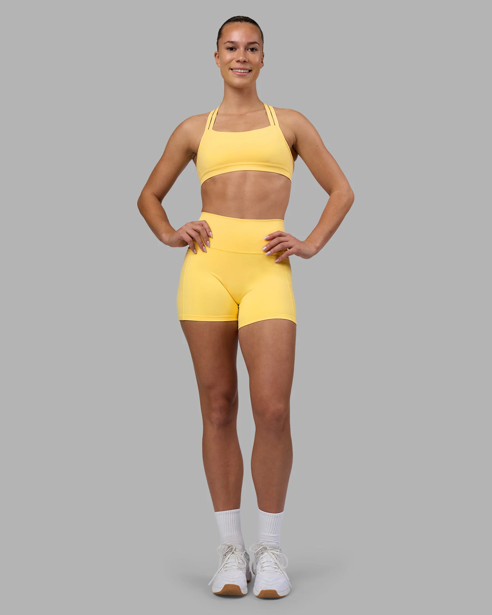 Velocity Sports Bra - Lemon - Image 4