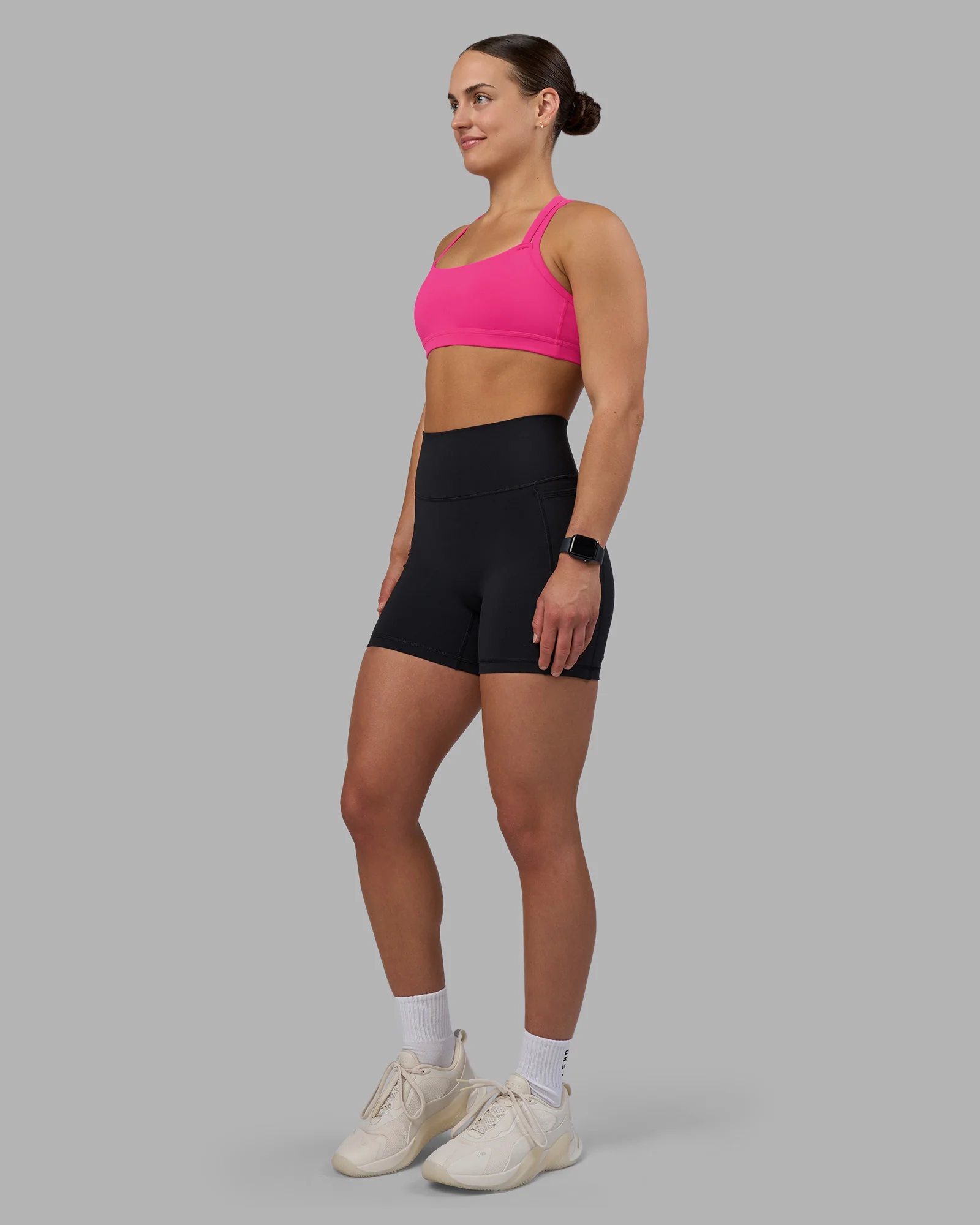 Velocity Sports Bra - Ultra Pink - Image 11