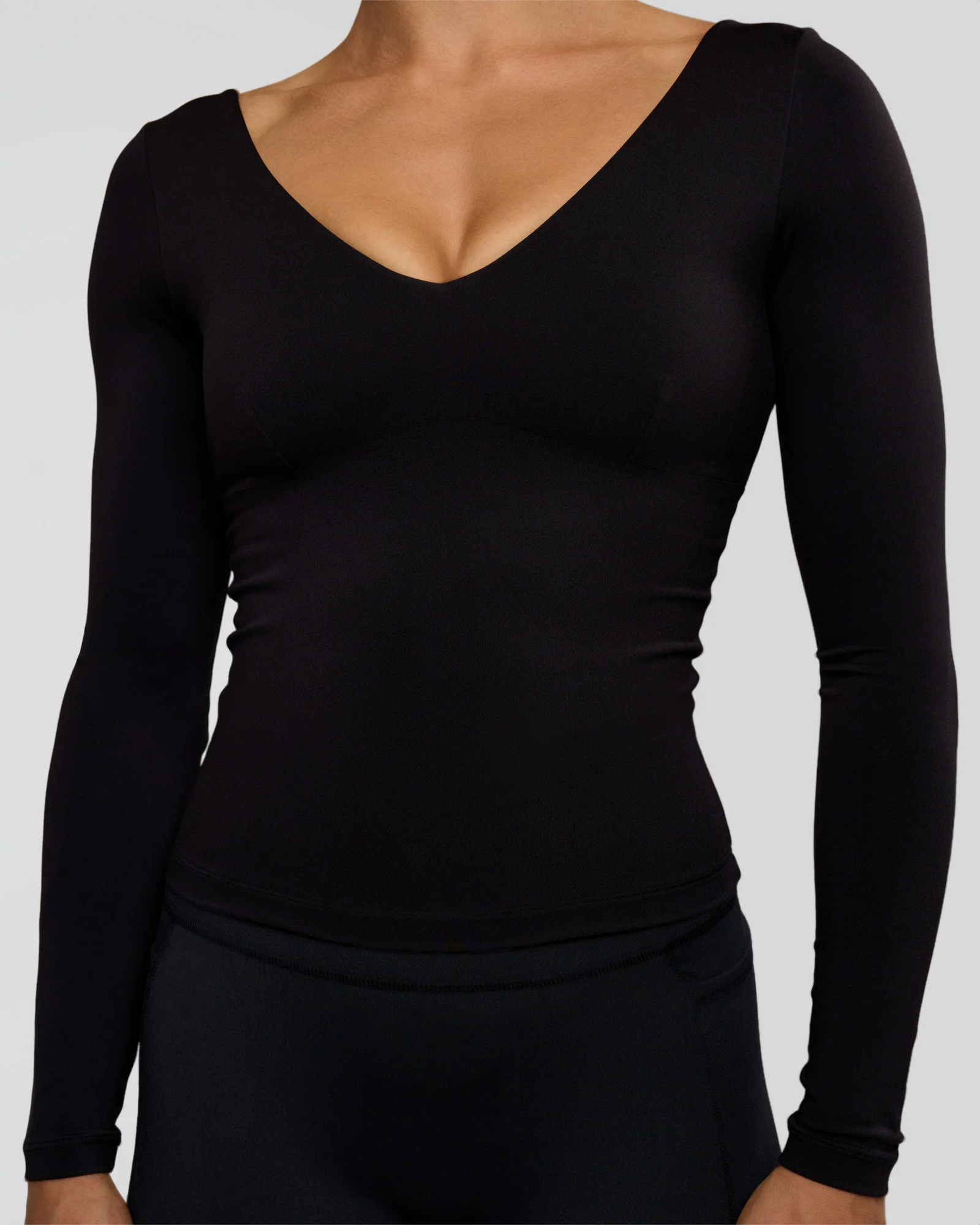 Vitality Long Sleeve Top - Black - Image 7