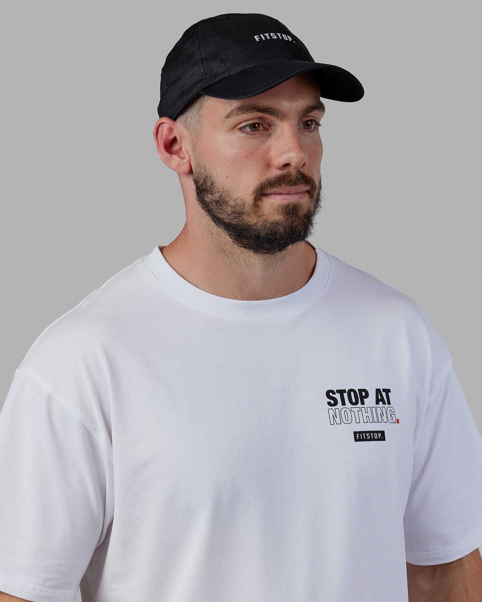 Washed Fitstop Cap - Washed Black - Image 2