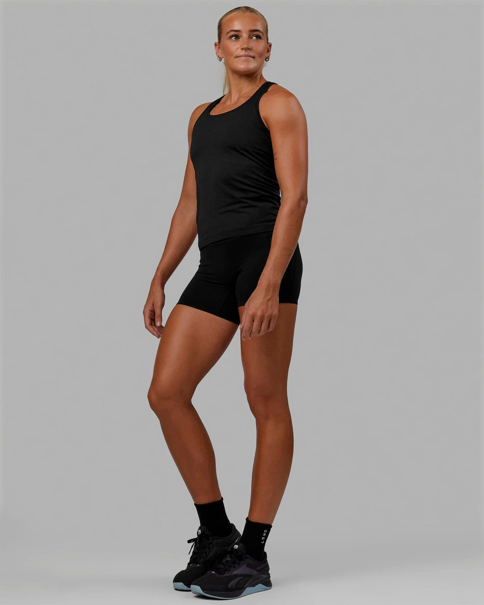 AeroFLX+ Seamless Tank - Black Marl - Image 3