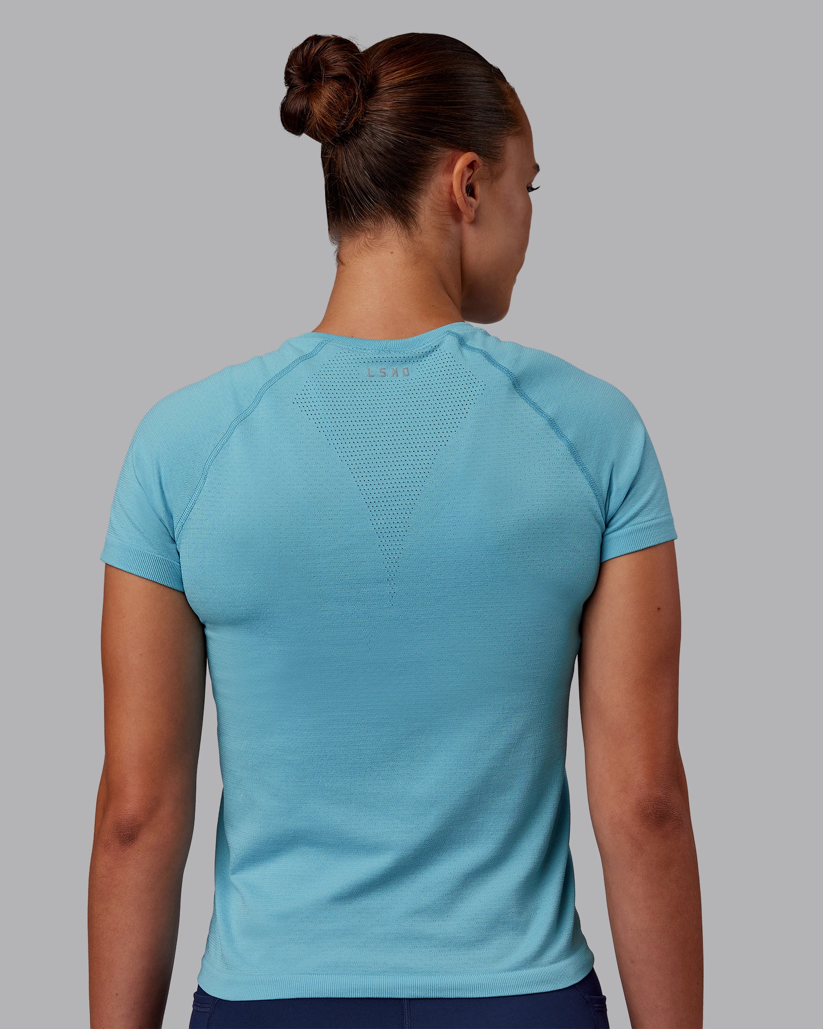 AeroFLX+ Seamless Tee - Retro Blue/Retro Blue - Image 4