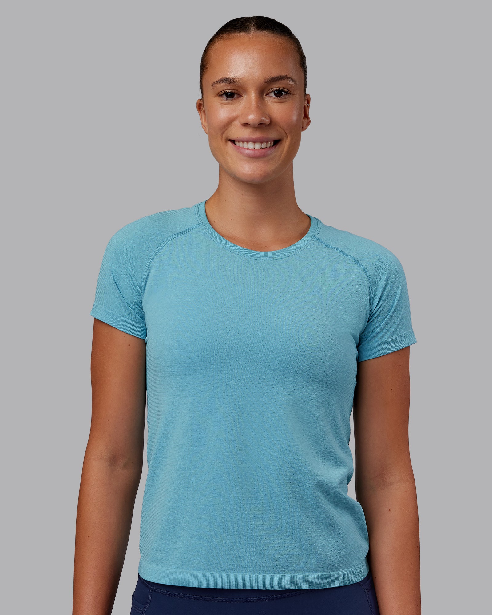 AeroFLX+ Seamless Tee - Retro Blue/Retro Blue - Image 5
