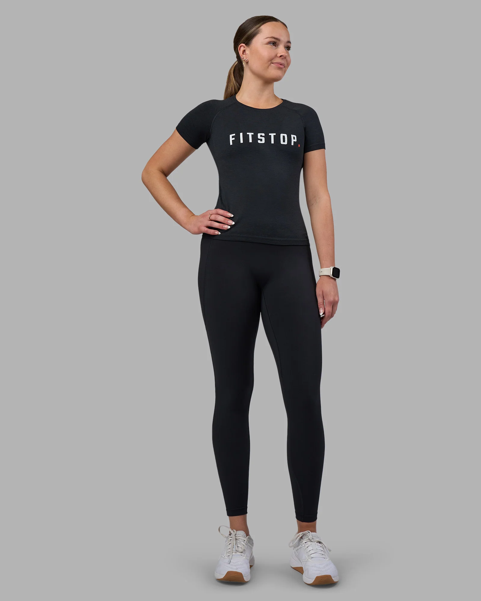 Fitstop AeroFLX+ Seamless Tee - Black - Image 4