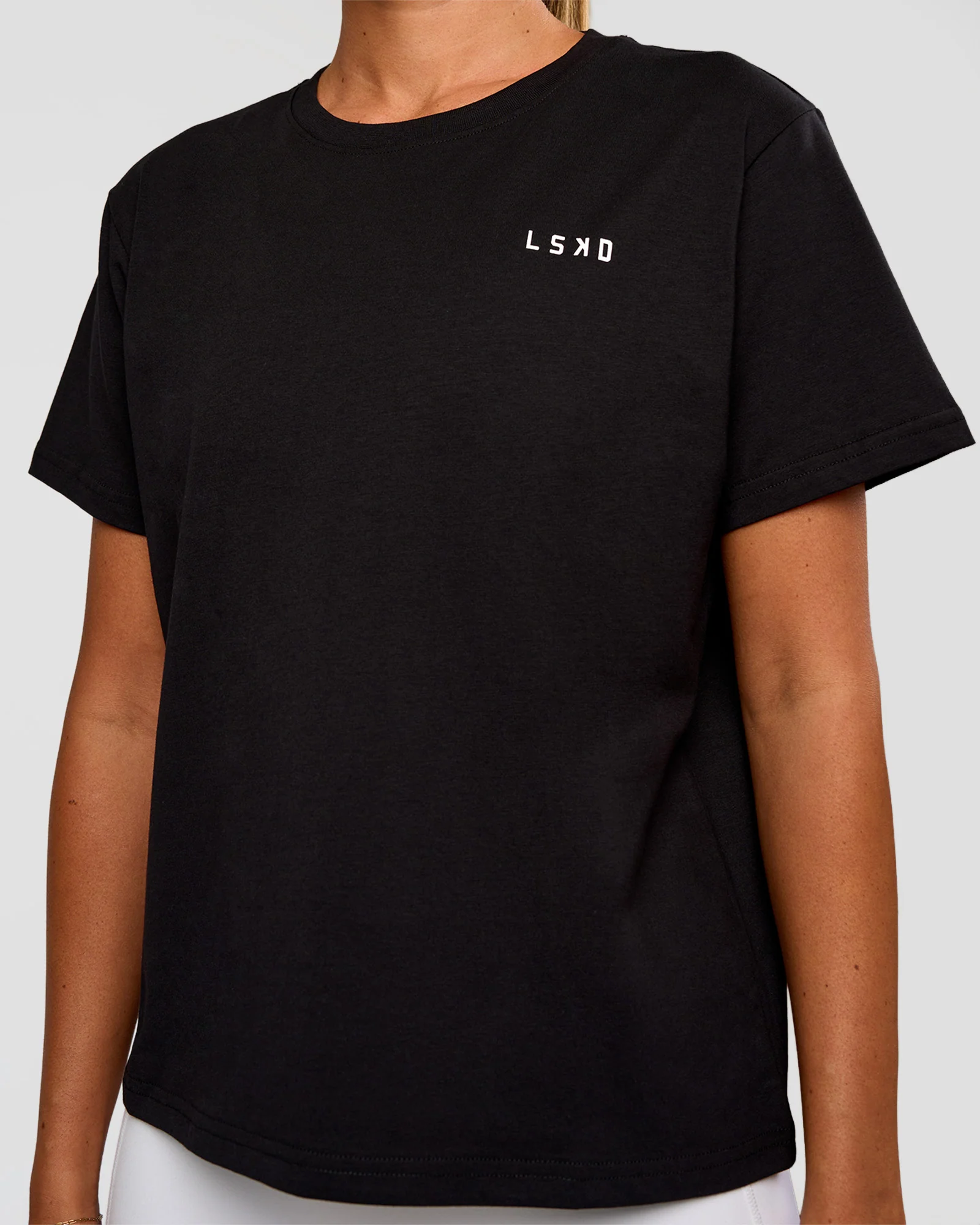 VS6 FLXCotton Regular Fit Tee - Black-White - Image 5
